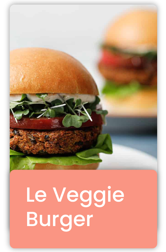 Le Veggie Burger, ou burger végétarien, une recette adaptée à la cuisine végétale
